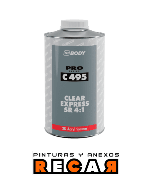 Body C495 Clear Express Sr 4:1 - Pinturas RECAR