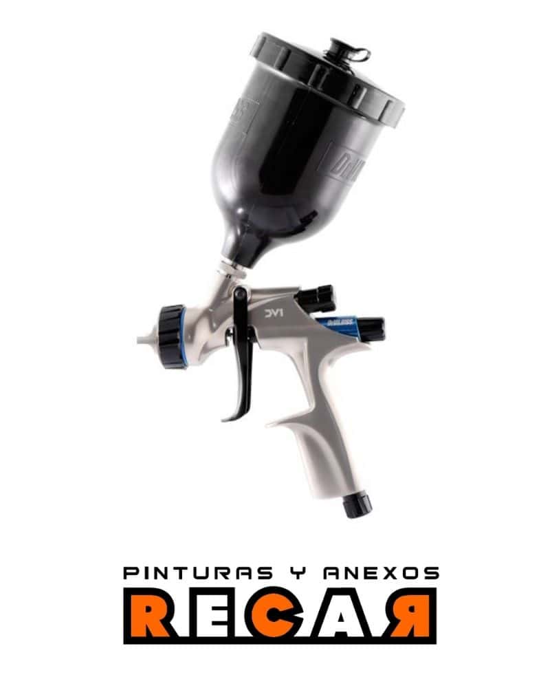 Devilbiss Pistola Dv-1 Con Taza - Imagen 3