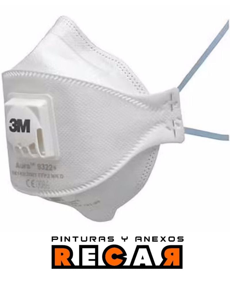 3M Mascarilla 9322 Autofiltrante Particulas Ffp2 Con Valvula (10Uds)