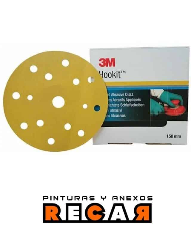 3M Hookit Disco Abrasivo 255P Serie Oro (100 Uds)