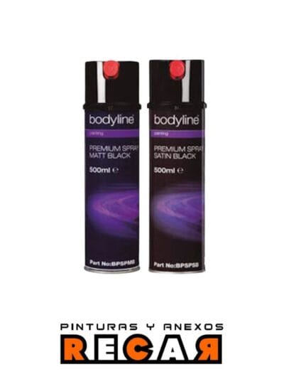 Bodyline Spray Negro Satinado 500Ml